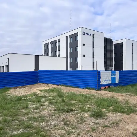Budowa nowej siedziby II Komisariatu Policji w Rzeszowie [kwiecień 2024] - fot 8